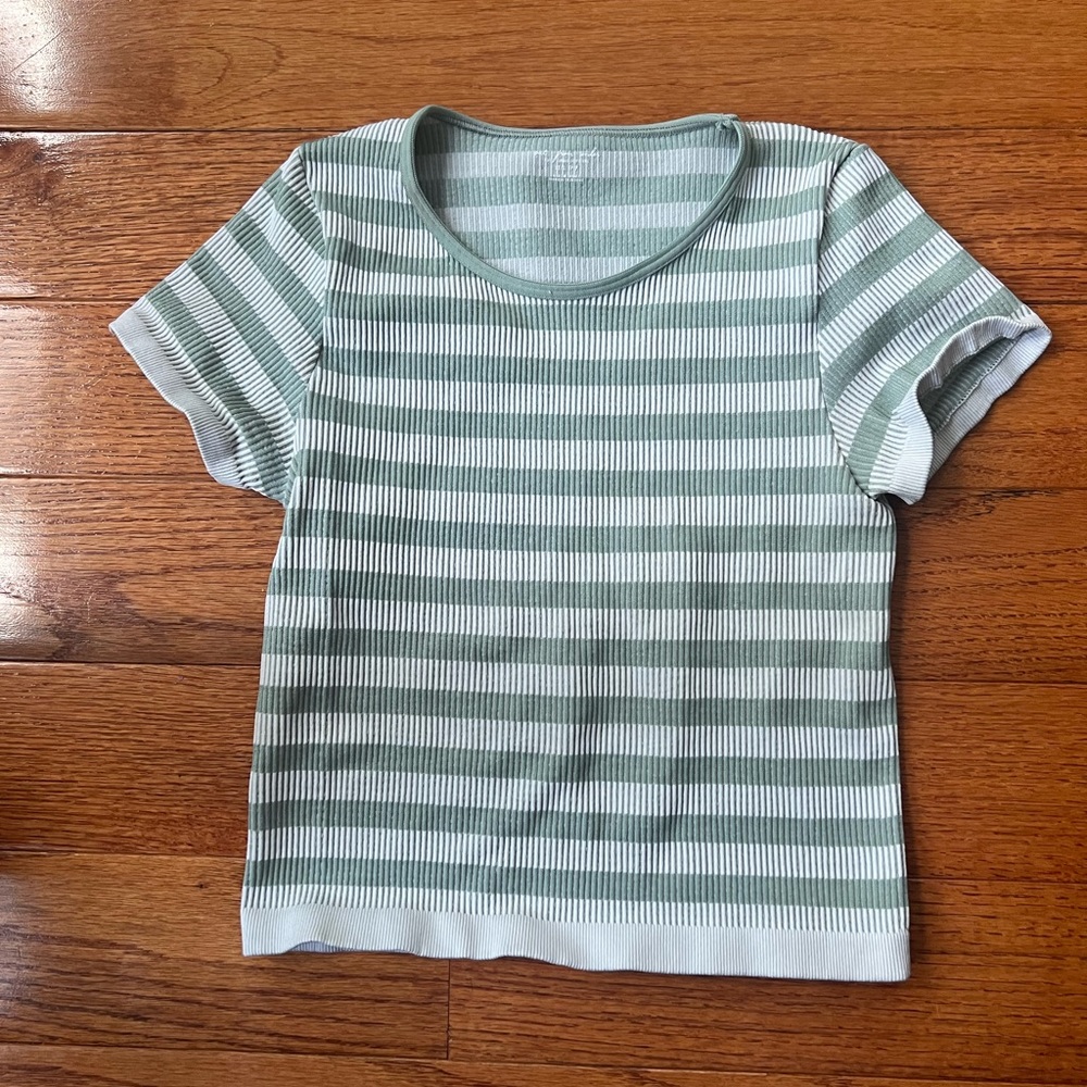 urban outfitters striped seamless top